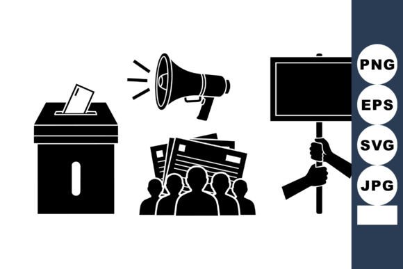 Download Protest Activism Vector Icons - Icons Collection
