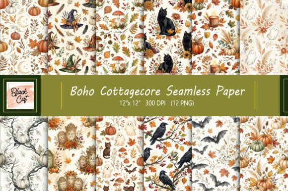 Download Boho Cottagecore Seamless Paper - Boho Collection